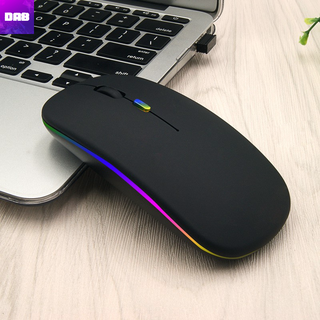 Chuột Máy Tính Không Dây LED Đổi Màu Pin Sạc Siêu Mỏng Chống Ồn Chuyên Dụng Văn Phòng Gaming