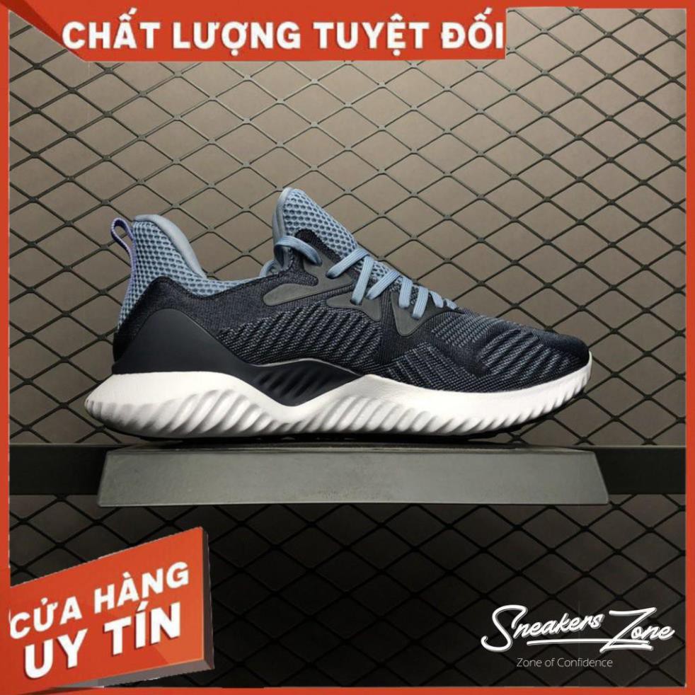 (FREE SHIP + HỘP + QUÀ) Giày thể thao sneaker nam nữ ALPHABOUNCE Beyond 2018 xanh dương xanh nước biển