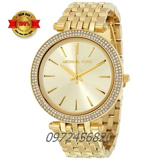 Đồng Hồ Nữ Michael Kors MK3191 - Mặt Số Đính Viền Pha Lê Nổi Bật