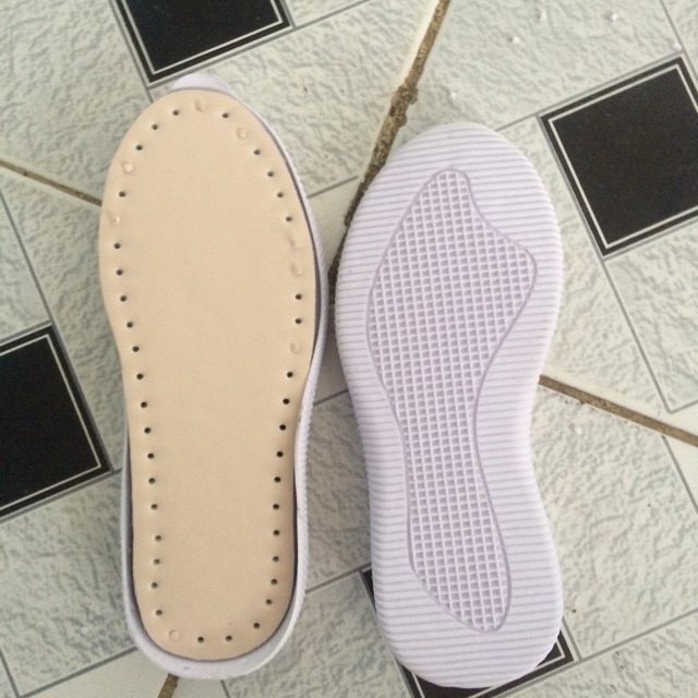 Combo phụ kiện đế giày mũi vát đục lỗ sẵn móc bata
