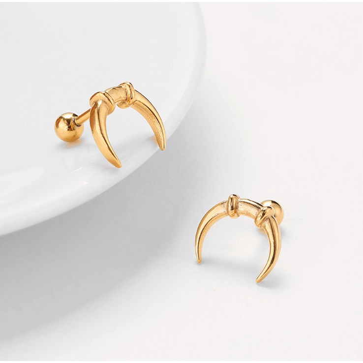 Bông Tai Nam Titan Không Rỉ TT 4118 - 1 Cặp