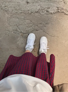 CHÂN VÁY KẺ CARO - có 2 size