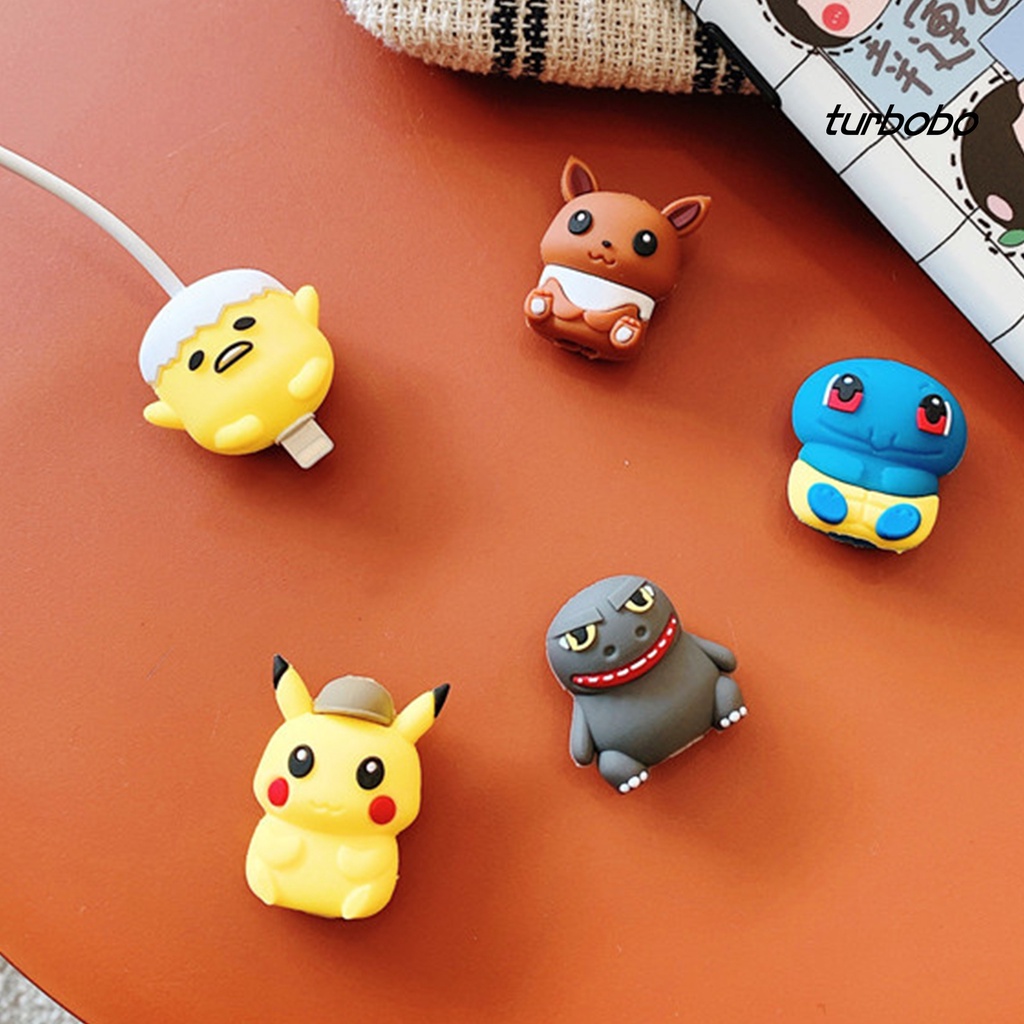 Phụ Kiện Bảo Vệ Dây Cáp Sạc Chống Xoắn Ốc Bằng Silicon Mềm iPhone