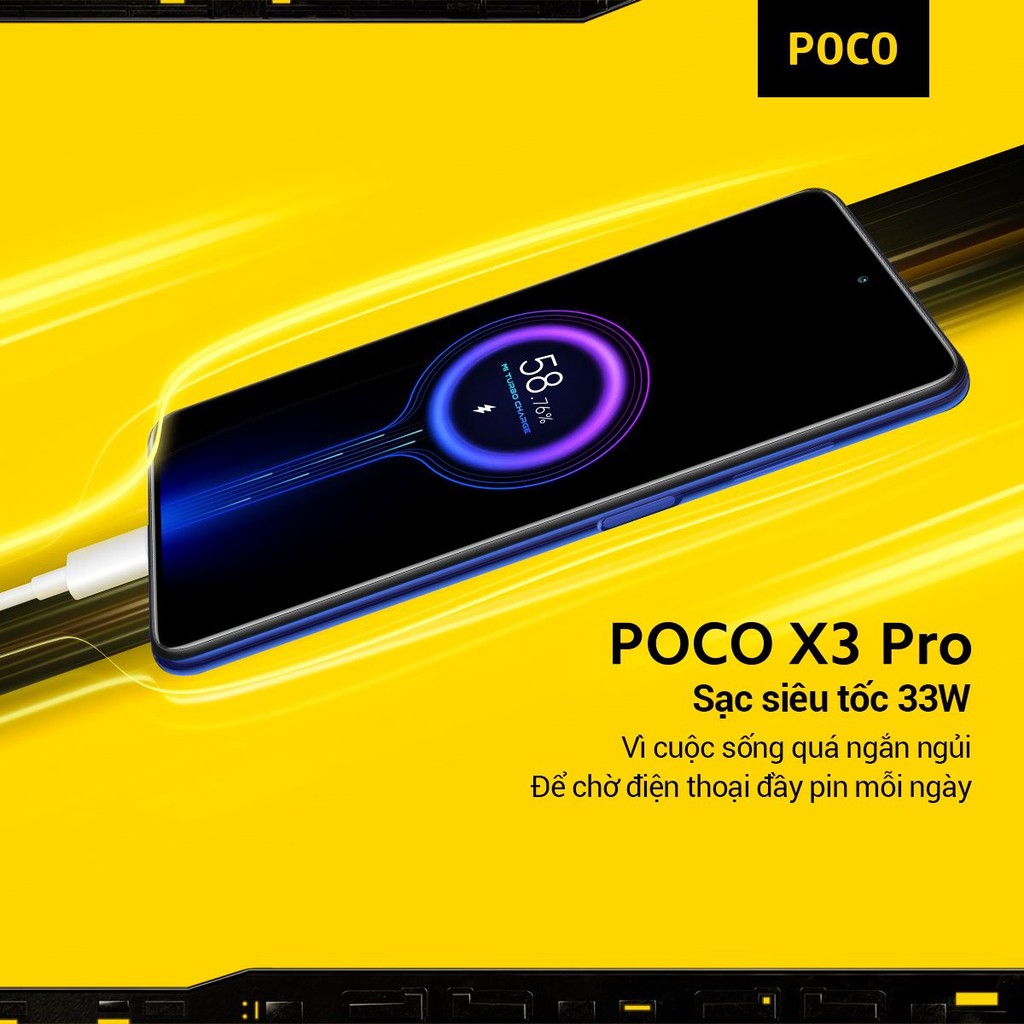 Điện Thoại POCO X3 Pro 8GB/256GB pin 5160 mAh Android 11 - Bảo hành 18 tháng - Hàng chính hãng | BigBuy360 - bigbuy360.vn