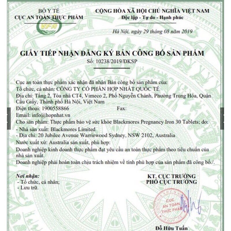 Sắt Blackmores Bio iron Advanced 30 viêb | Thế Giới Skin Care