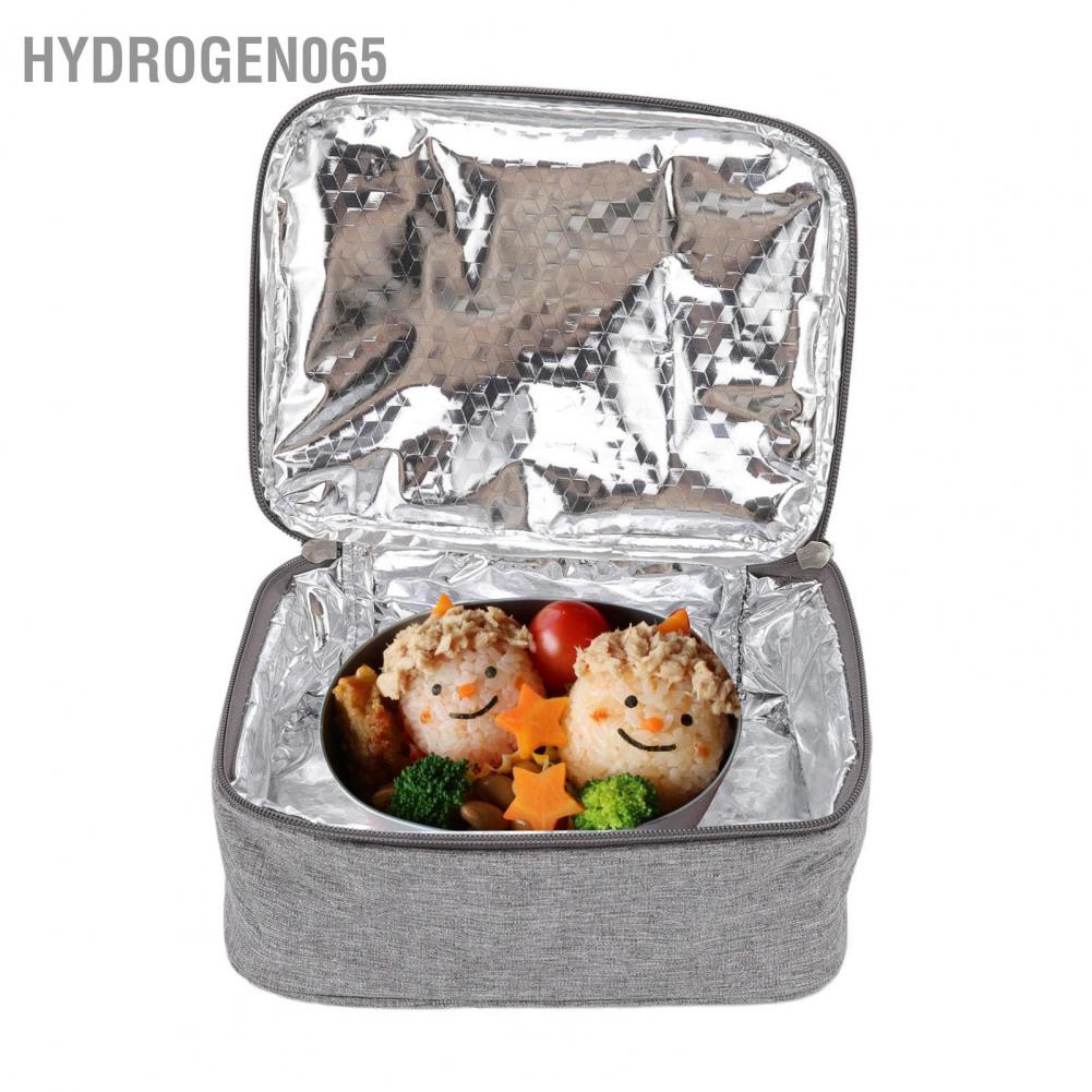 Hydrogen065 Lò nướng di động Hệ thống sưởi USB Dễ dàng làm sạch Chất liệu vải Oxford Hộp cơm hâm nóng cho phòng tập thể dục du lịch văn
