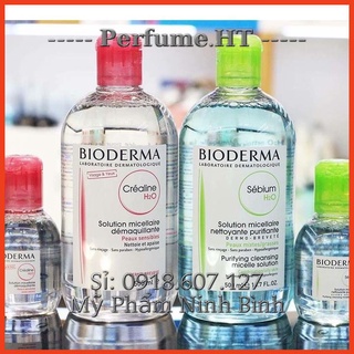 Nước Tẩy Trang Bioderma 500ml Xanh/Hồng