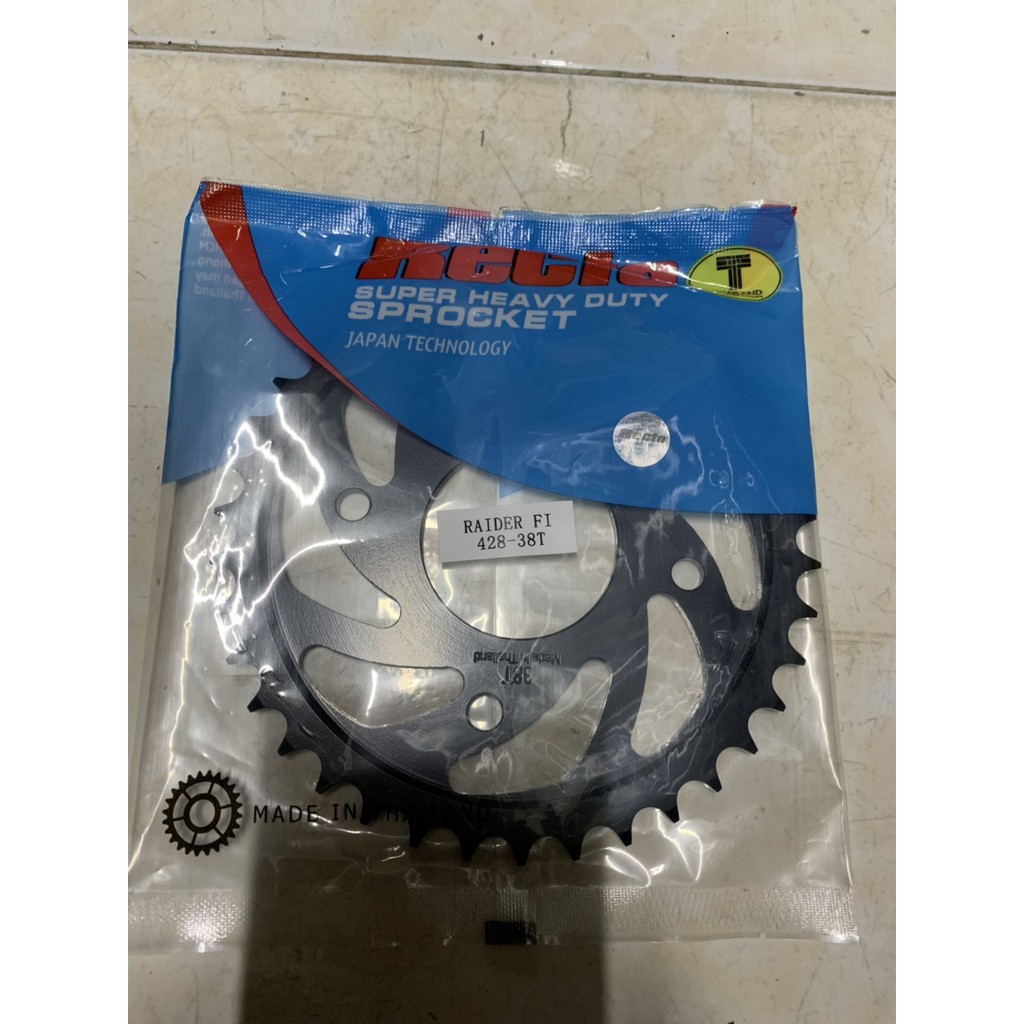 Dĩa 38T xe raider Fi hiệu recto