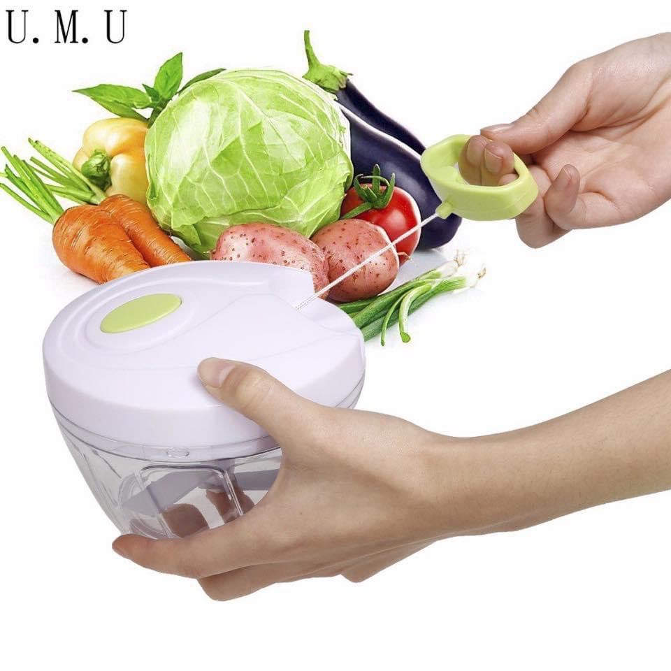 Dụng Cụ Xay Tỏi Ớt, Băm Rau Củ Quả, Cắt Nhỏ Thực Phẩm Lock&Lock Mini Slicer CKS308 - Hàng Chính Hãng