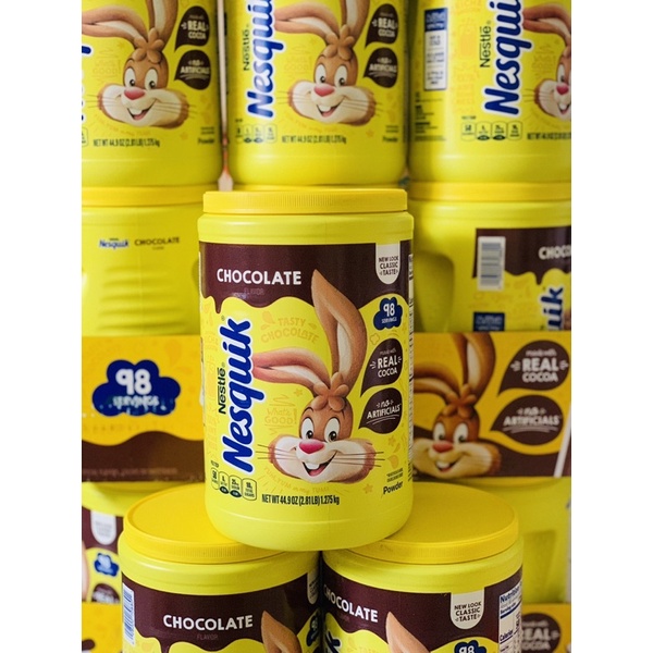 &lt;CHÍNH HÃNG&gt; Bột Chocolate Nesquik 1.275kg (mẫu mới)