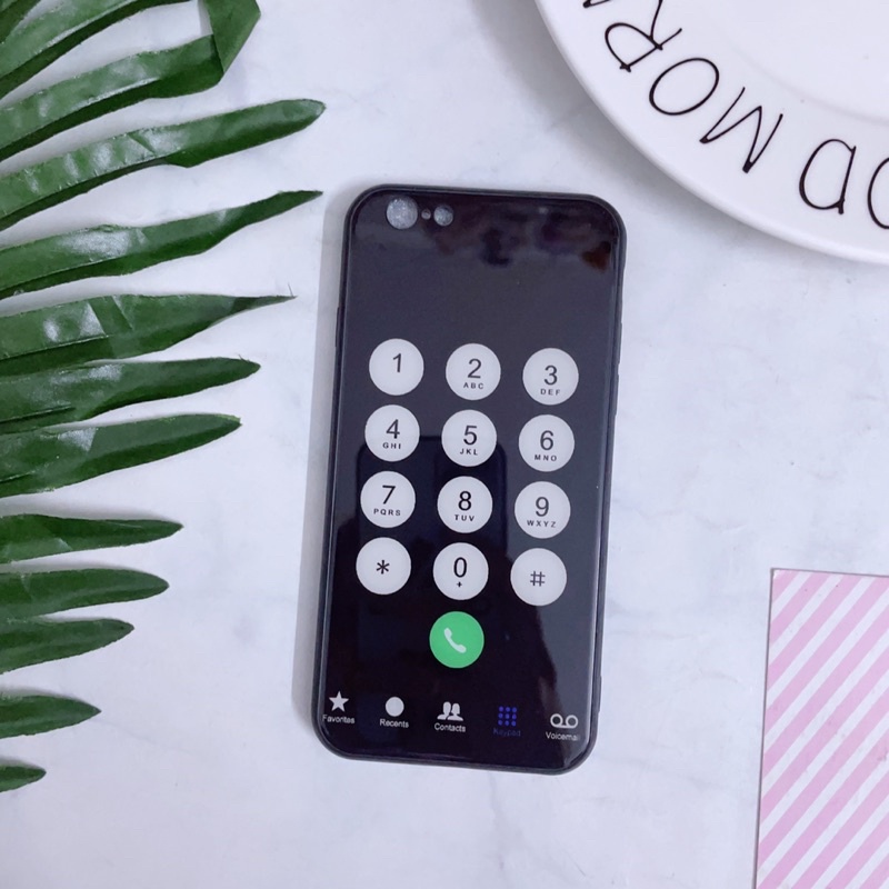 [XẢ KHO]Ốp iPhone 6/6s Kính Viền Nhựa Dẻo Hình Dễ Thương