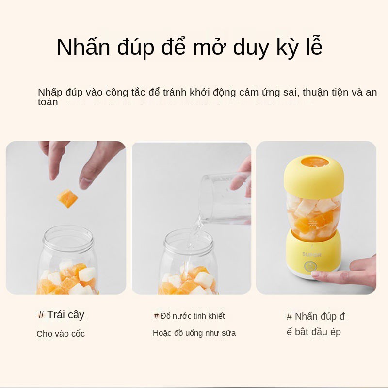 Máy ép trái cây cầm tay Supor gia đình mini chạy điện đa năng JC306