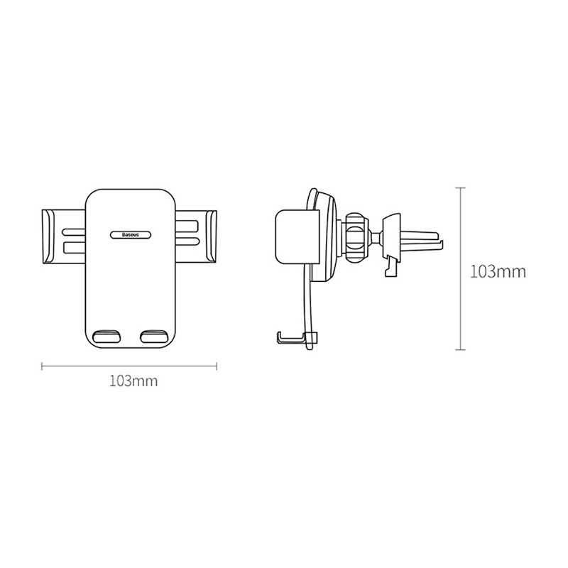 KẸP ĐIỆN THOẠI Ô TÔ BASEUS PRO CLAMP