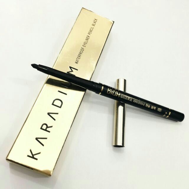 BÚT SÁP KẺ MẮT KARADIUM WATERPROOF EYELINER PENCIL BLACK