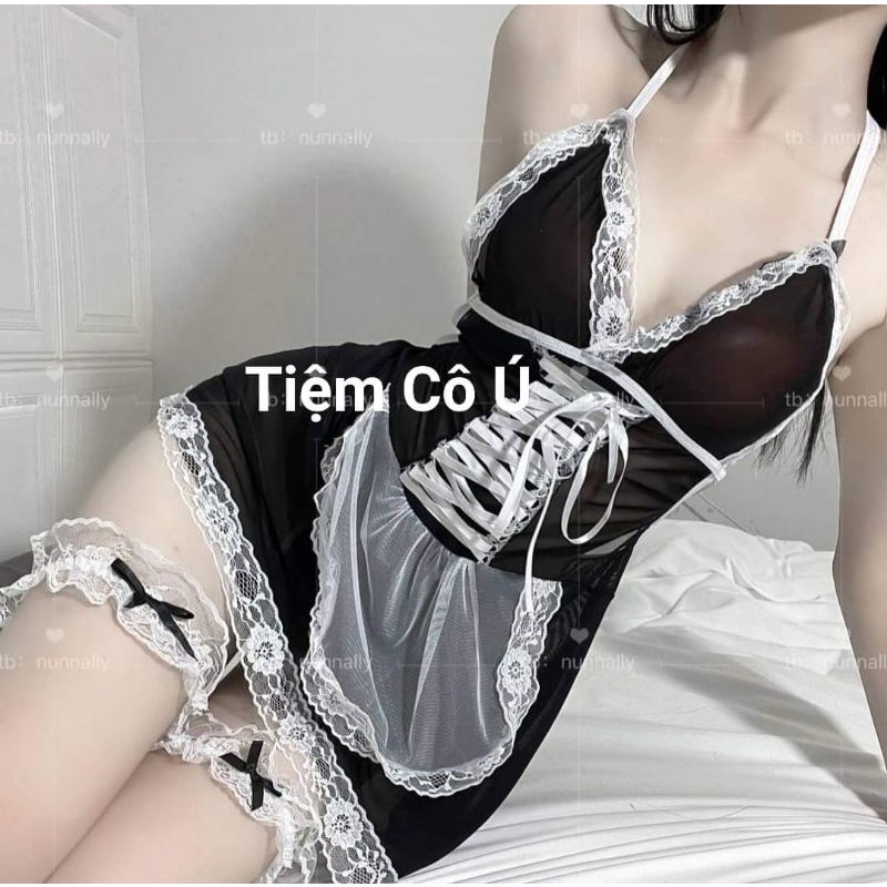 🦋Set hầu gái xuyên thấu new🦋 | BigBuy360 - bigbuy360.vn
