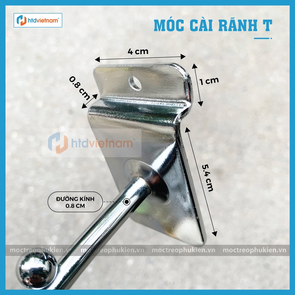 MÓC BI TREO QUẦN ÁO DẠNG CÀI RÃNH