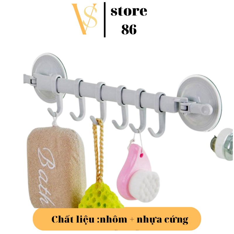 Móc Treo Nhà Tắm, Nhà Bếp Hút Chân Không - 2 Đầu Hít Chân Không