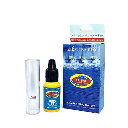 Clo Test Kit Thủy Phước - Kiểm Tra Lượng Clo Có Trong Nước Của Bể Cá Cảnh, Thuỷ Sinh (hàng Việt Nam)