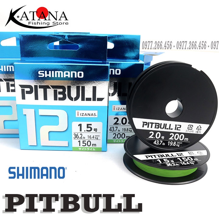 Dây PE Cao Cấp Shimano Pitbull X12