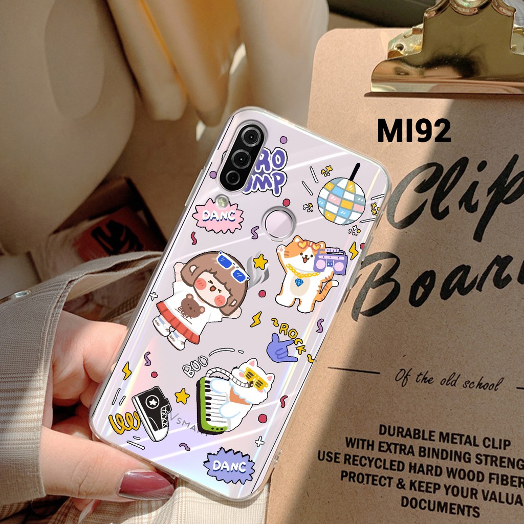 Ốp lưng VSmart Joy 3 dẻo trong in hình vũ trụ