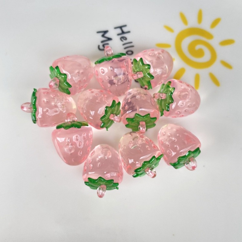 Set 5 Dây Buộc Tóc Hình Quả Táo / Quả Táo 3D