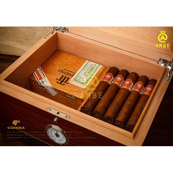 ( Hộp giữ ẩm chính hãng ) Hộp bảo quản 50 điếu xì-gà Cohiba RA950
