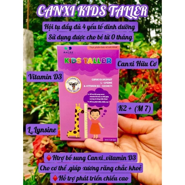 Canxi hữu cơ kids taller