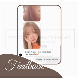 Thuốc nhuộm tóc Nâu Tây ( không cần tẩy )