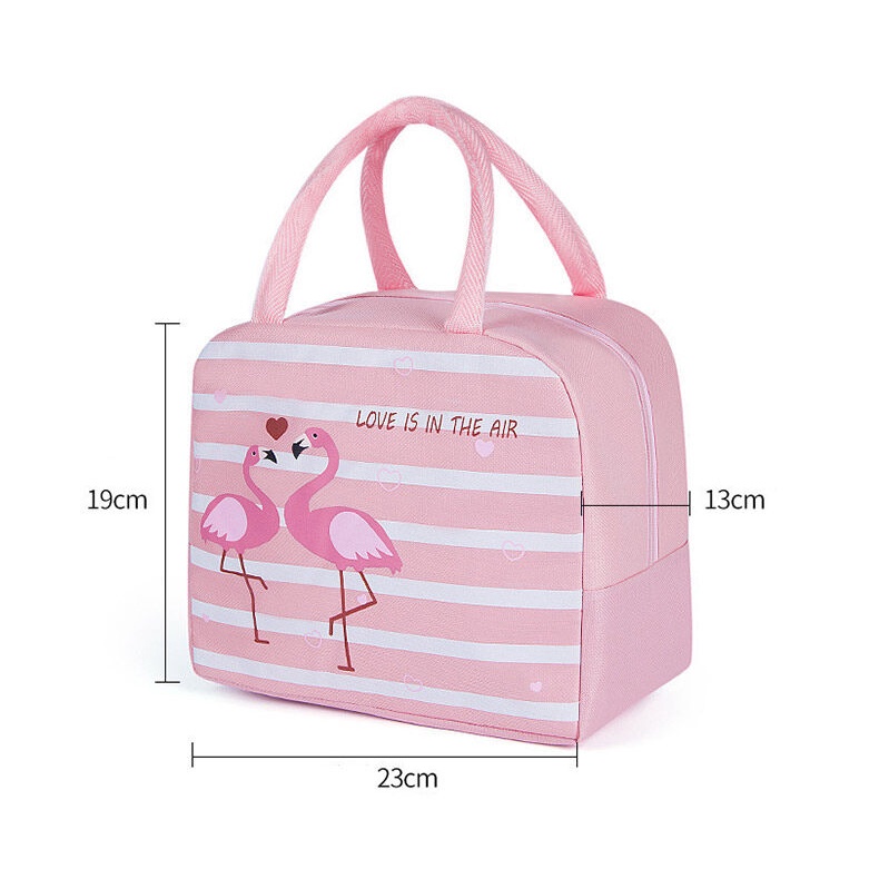 ONLY HOUSE Túi Đựng Hộp Cơm Trưa Lót Giấy Nhôm Cách Nhiệt Họa Tiết Vịt Vàng Nhỏ Nhắn Dành Cho Học Sinh