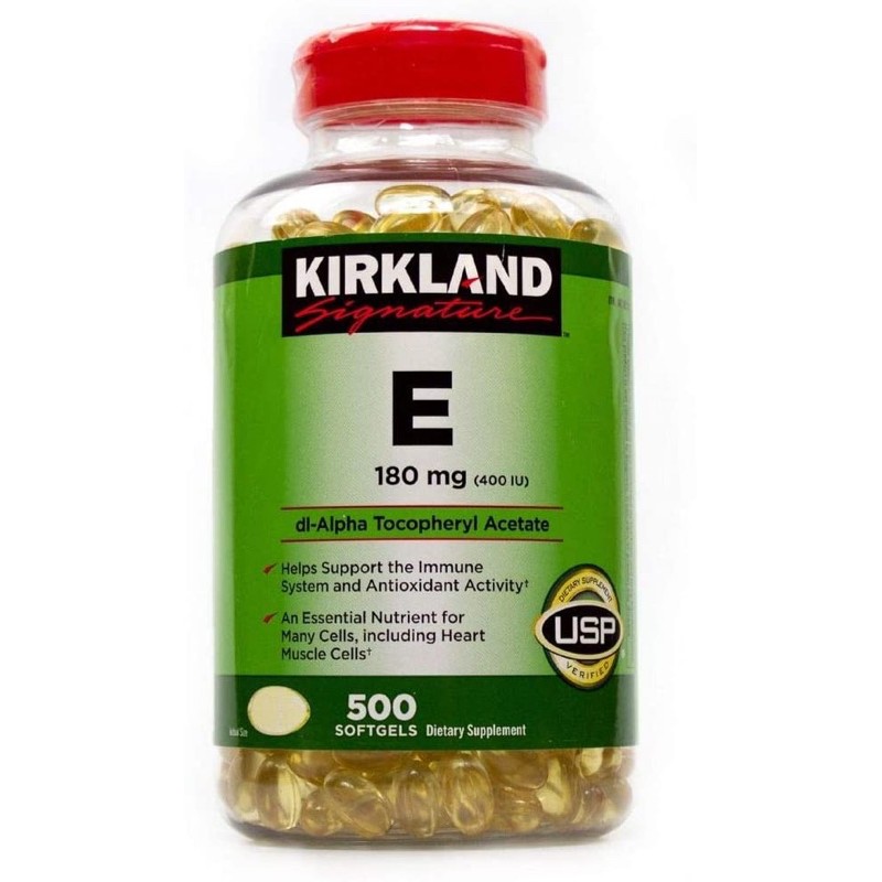 Vitamin E Kirkland 500 viên