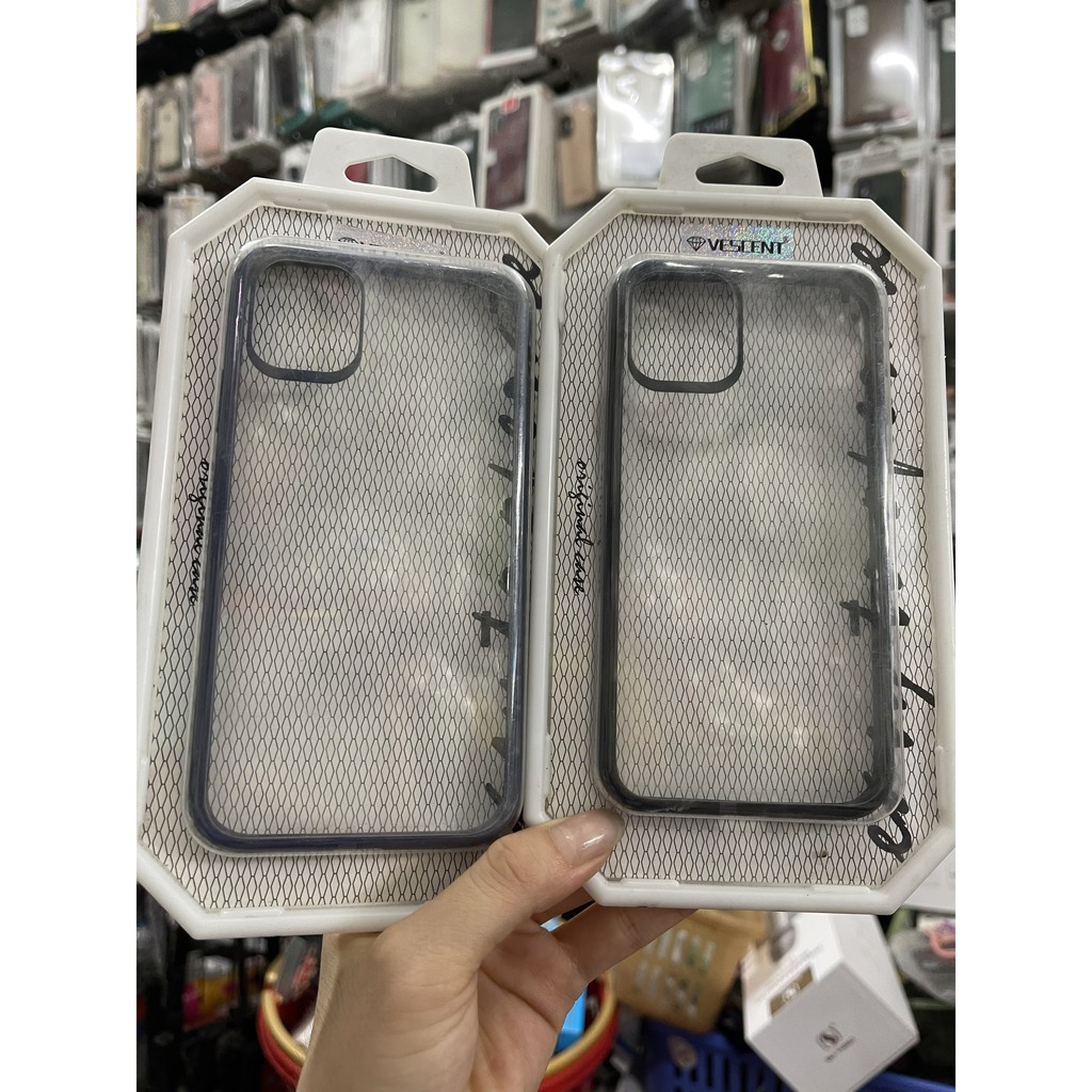 CHÍNH HÃNG Ốp Vescent viền màu dẻo lưng kính trong suốt chống ố IPHONE 11 / PRO MAX 6.1 5.8 6.5 ẢNH+VIDEO DO SHOP QUAY