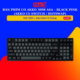 Bàn phím cơ AKKO 3098 ASA – Black Pink (AKKO CS switch / Hotswap)