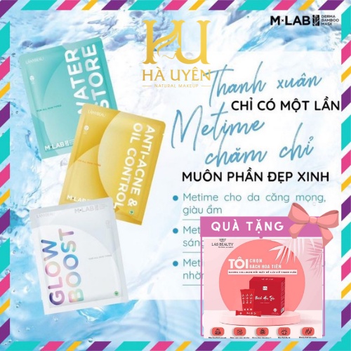 Mặt Nạ Sợi Tre M-LAB , Dưỡng Trắng Da , Căng Bóng , Cấp Ẩm Và Ngừa Mụn [ Chính - Hãng ]