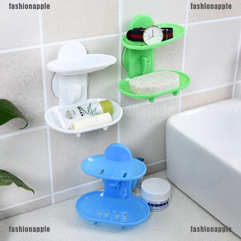 Giá để xà phòng hai tầng treo nhà tắm