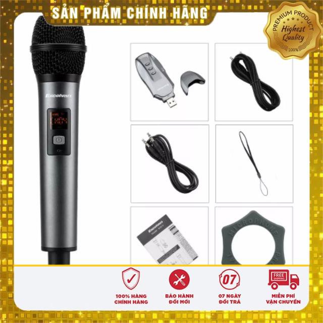 Micro Karaoke Không dây Excelvan K18V, 01 mic, VHF