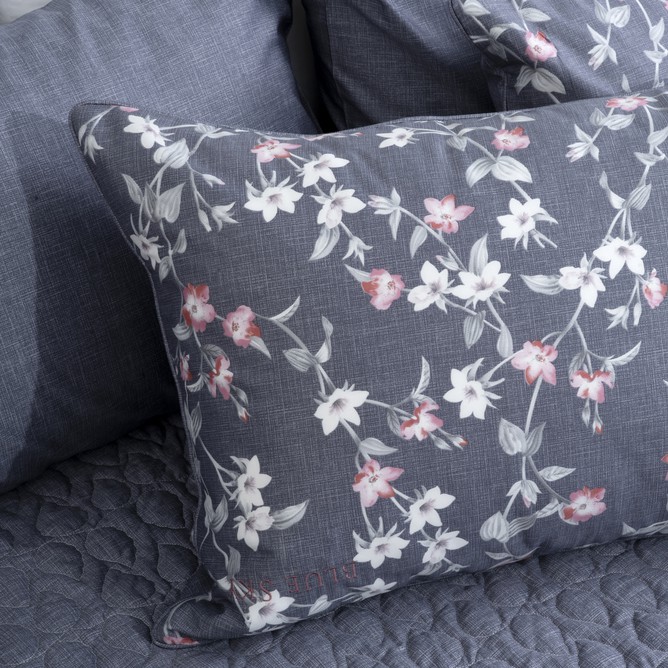 🍁 Bộ Chăn Ga Gối 🍁 Hanvico Blue Sky DLP187 vải cotton cao cấp (bán lẻ ga chun / vỏ chăn / đôi vỏ gối) | BigBuy360 - bigbuy360.vn