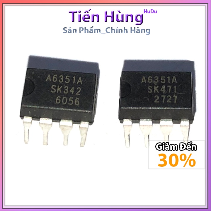 IC Nguồn  A6351A  STR-A6351  6351 DIP-8 Mới Chính Hãng  Sanken 100%