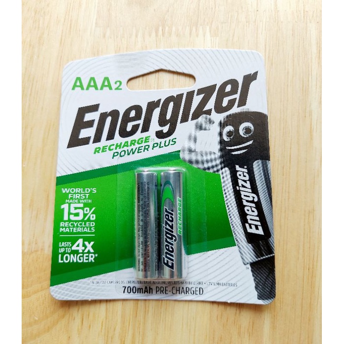 Pin sạc AAA ENERGIZER 700mAh - xuất xứ Nhật - 1.2 V có thể dùng cho thiết bị cần nguồn 1.5 V