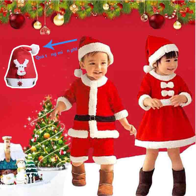 Bộ trang phục hóa trang ông già Noel đáng yêu dành cho bé