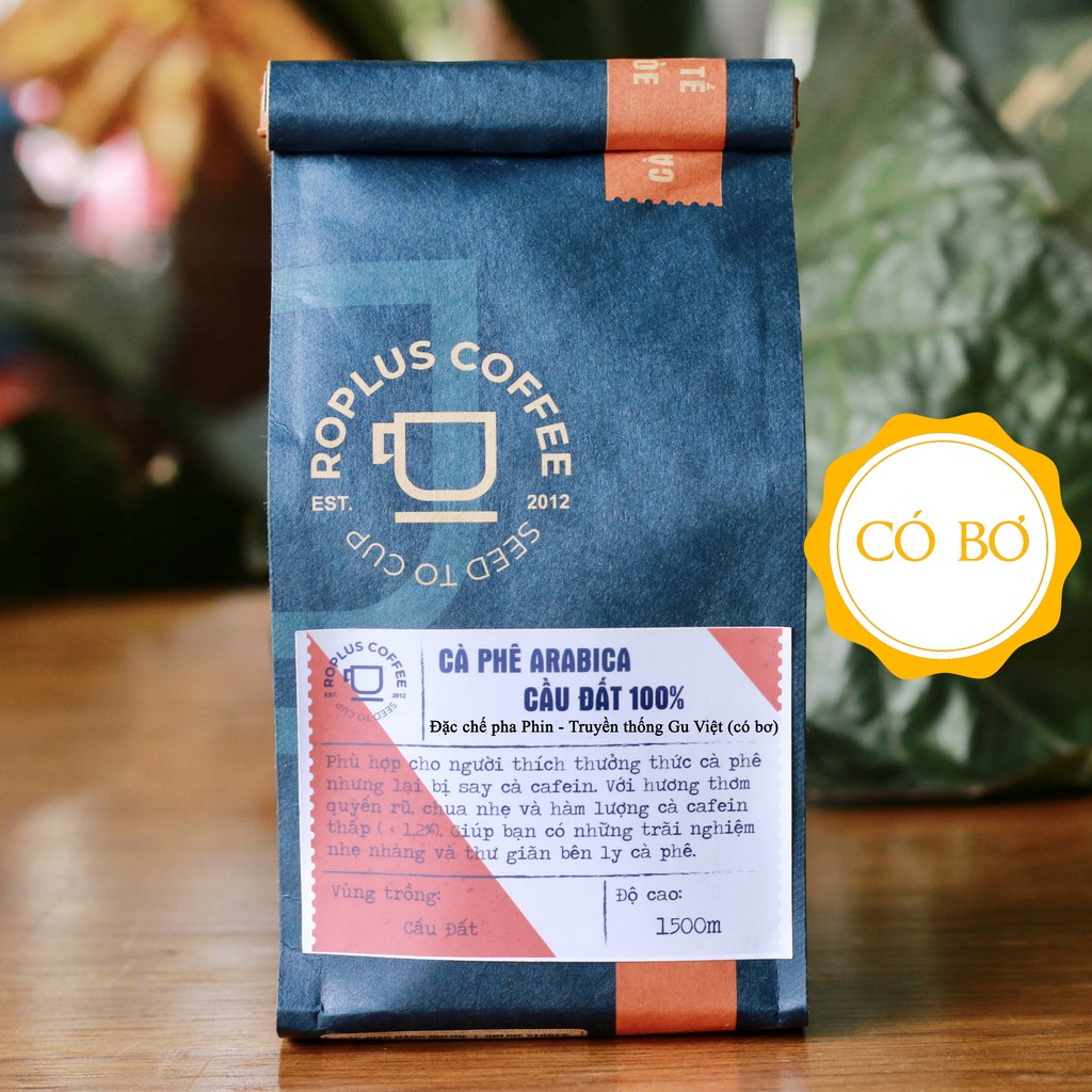 Cà phê Arabica nguyên chất có thêm bơ dễ uống - RoPlus Coffee