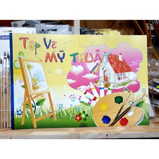 Giấy tập vẽ mỹ thuật khổ A3, A4 định lượng180gsm