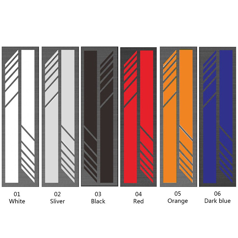 Set 2 miếng dán trang trí thân xe ô tô hình vỏ sò sáng tạo