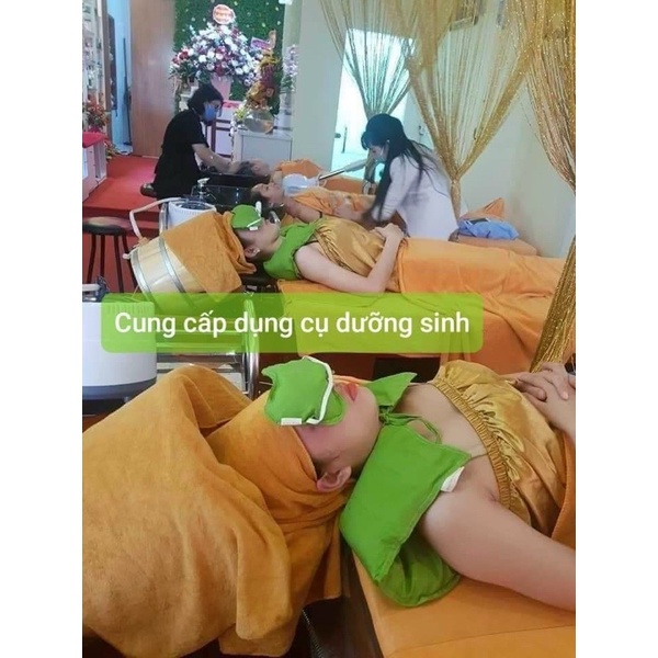 CHƯỜM MẮT NÓNG LẠNH BẰNG NGẢI CỨU màu xanh