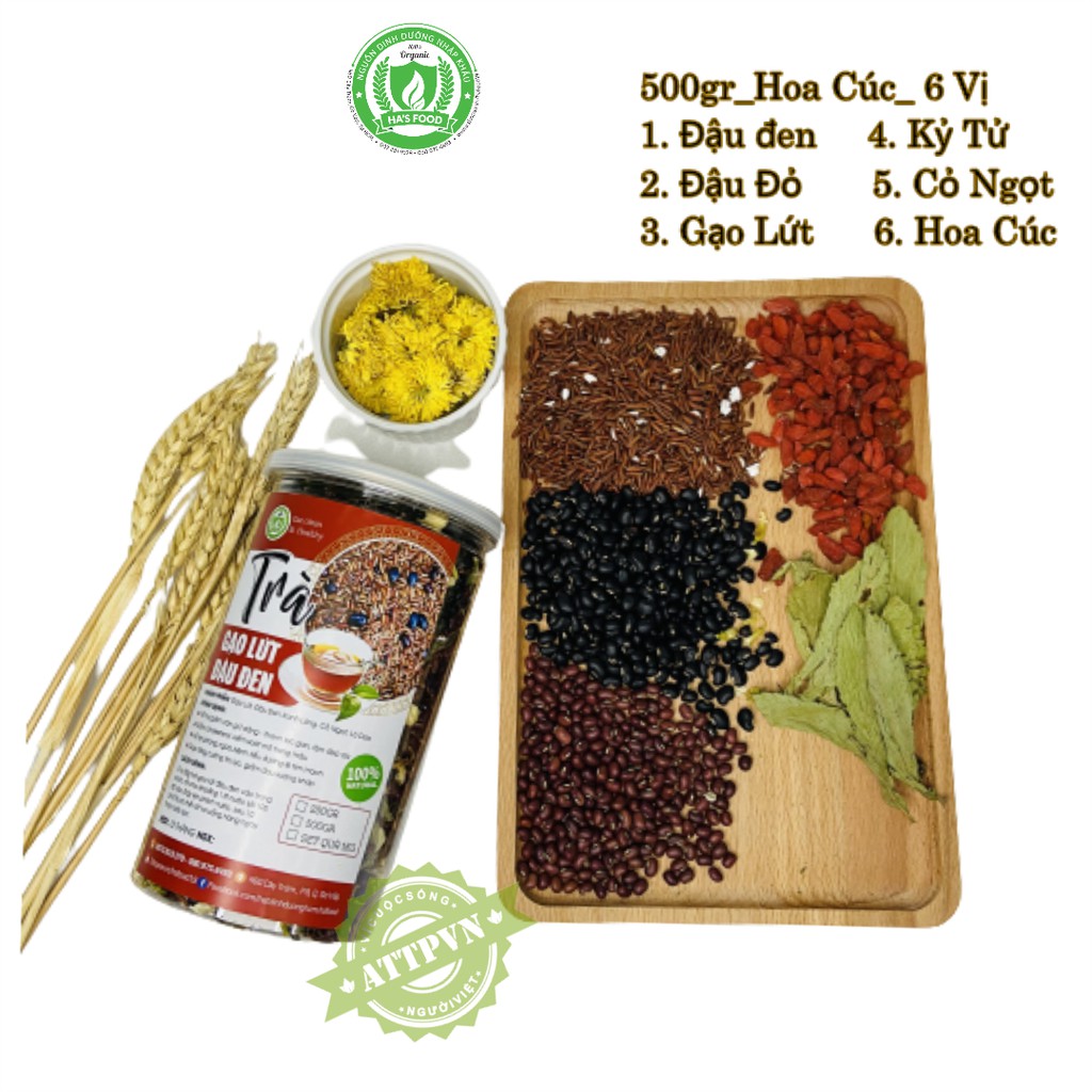 Trà giảm cân thảo mộc hafood, Trà gạo lứt giúp dáng đẹp, lợi sữa tốt cho bà bầu | BigBuy360 - bigbuy360.vn