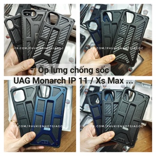 (Sẵn VN) Ốp chống sốc UAG Monarch IP11 Pro Max / 11 / 11 Pro / Xs Max / Xr / 7 / 8 Plus
