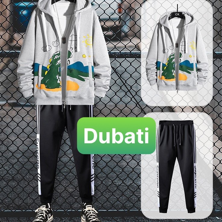 ÁO HOODIE, ÁO KHOÁC KHỦNG LONG DÂY KÉO CHẤT VẢI DÀY MỊN PHONG CÁCH UNISEX- DUBATI FASHION