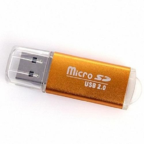 ĐẦU LỌC THẺ LOẠI VỎ NHÔM XỊN - Đầu Đọc Thẻ Nhớ MicroSD Vỏ Nhôm Có Đèn Báo