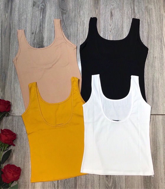 Áo ba lỗ khoét lưng U | BigBuy360 - bigbuy360.vn