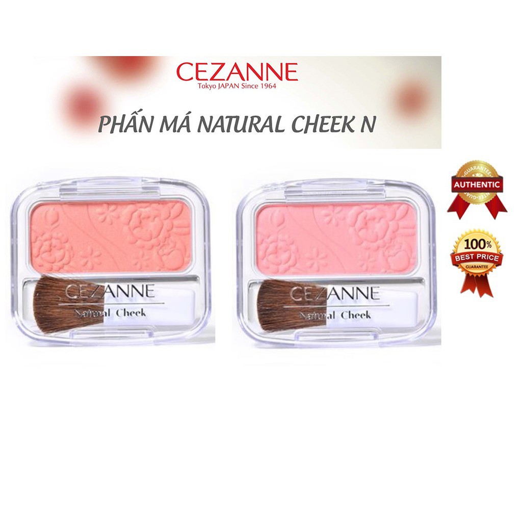 PHẤN MÁ CEZANNE NATURAL CHEEK N | BigBuy360 - bigbuy360.vn