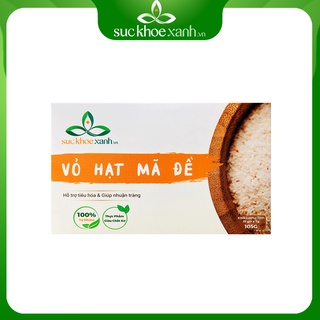 Vỏ hạt mã đề Psyllium Husk hộp 105g (15 gói x 7g) - Nhập khẩu Ấn Độ chính hãng